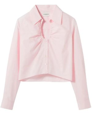 Claudie Pierlot Cotton Poplin Shirt - Pink