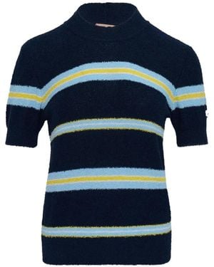 N°21 Jersey Con Cuello Redondo - Azul