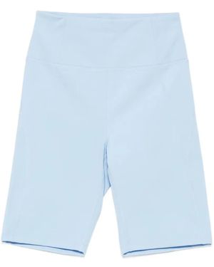 GIRLFRIEND COLLECTIVE Pantalones Cortos De Talle Alto - Azul