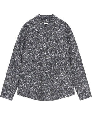 JNBY Floral-Print Shirt - Gray