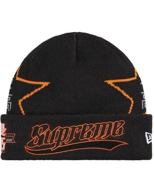 Supreme X New Era Berretto Stars - Nero