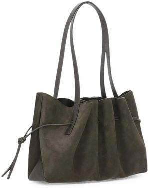 Yuzefi Scallop Shoulder Bag - Black