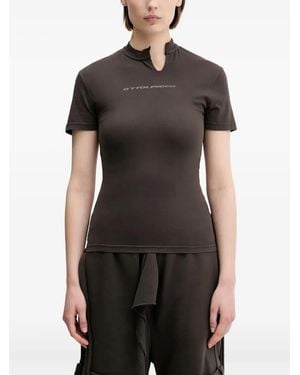 OTTOLINGER T-Shirt À Imprimé Graphique - Noir