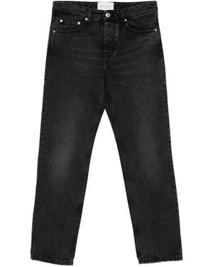 Ami Paris Jean À Coupe Droite - Black