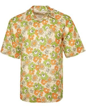 Marni Floral-Print Shirt - Yellow