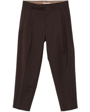 Briglia 1949 フロントプリーツ パンツ - グレー