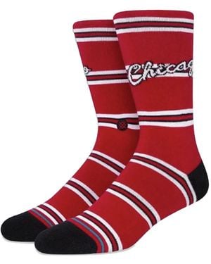 Stance X Nba Chicago Bulls Classic Socks - Red