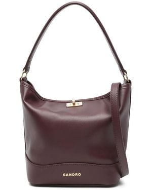 Sandro Tangoso Mini Bucket-Tas - Paars