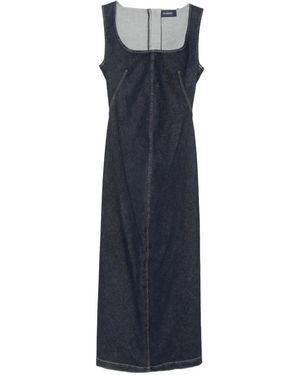 Sportmax Denim-Kleid Mit Reißverschluss - Blau