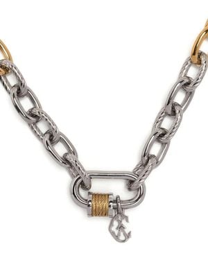 Charriol Forever Lock Two-Tone Necklace - Metallic