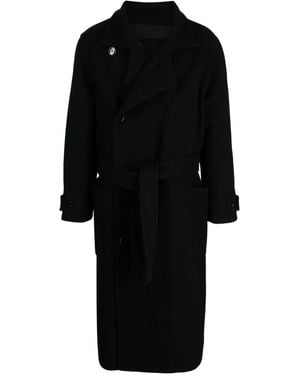 Lemaire Belted Coat - Black