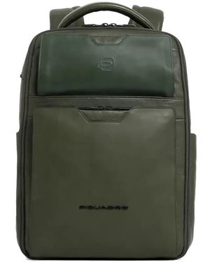 Piquadro 14" Laptop Backpack - Green