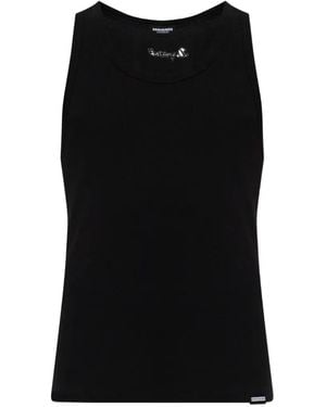 DSquared² Basic Tank Top - Black