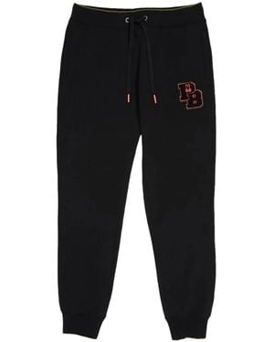Psycho Bunny Patchin Track Pants - Black