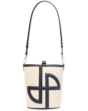 Patou Jp Small Bucket Bag - White
