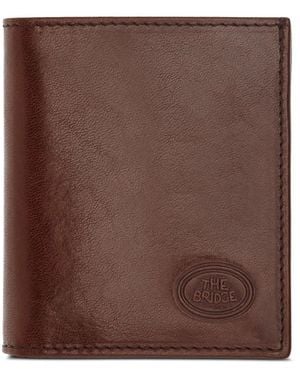 The Bridge Logo-Embossed Leather Wallet - Brown