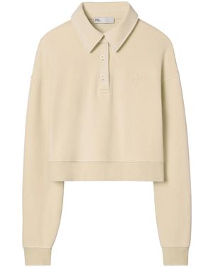 Tory Burch ダブルt ポロシャツ - ナチュラル
