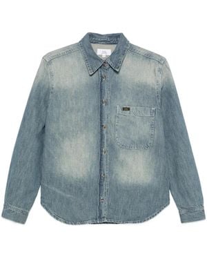 Lois Faded Denim Shirt - Blue