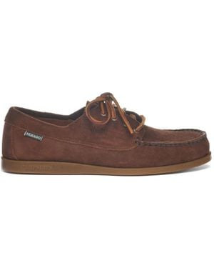 Sebago Mocassins Askook À Lacets - Brown