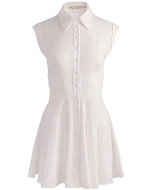 Alice + Olivia Kim Mini Dress - White