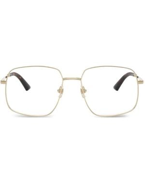 Jimmy Choo Geometric-Frame Glasses - White
