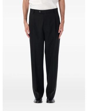 mfpen Service Pleated Tailored Trousers - Black