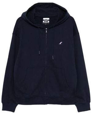 SPORT b. by agnès b. Dino-Embroidered Hoodie - Blue