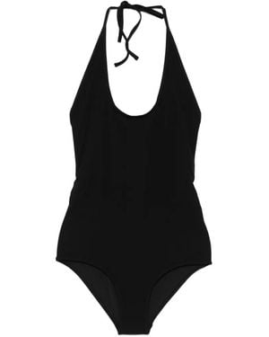 TOTEME Bañador Con Cuello Halter - Negro