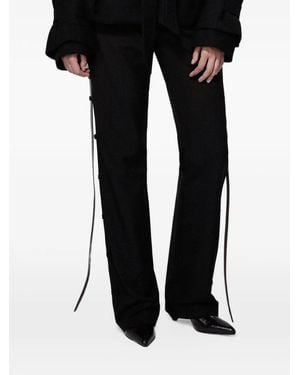 SRVC Studio Serpentine Hose Mit Schlaufe - Schwarz