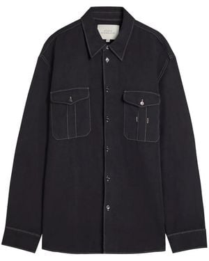 Studio Nicholson Louro Patch Pocket Shirt - Blue