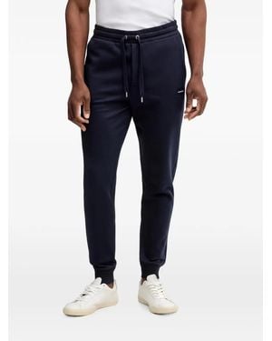 Michael Kors Logo-Patch Drawstring Track Trousers - Blue