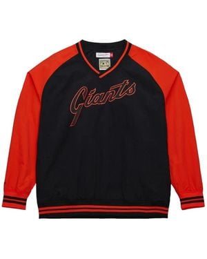 Mitchell & Ness Mlb San Francisco Giants Cooperstown Pullover - Red