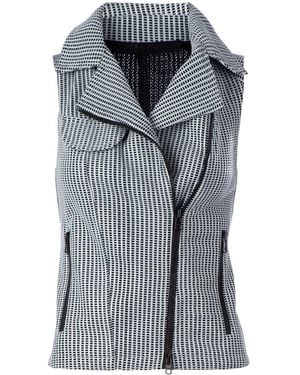 DROMe Graphic Pattern Gilet - Grey