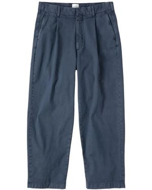Closed Blomberg Pleated Cotton Pants - Blue