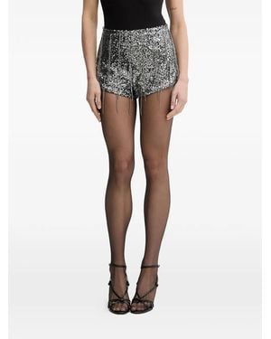 Bardot Wrenley Fringe Mini Short - Black