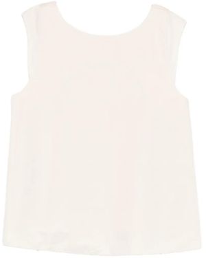 Susanne Bommer Sleeveless A-Line Top - White