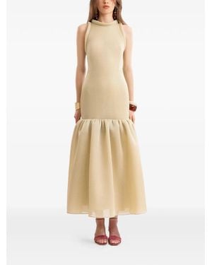 Gemy Maalouf Sleeveless Midi Dress - Natural