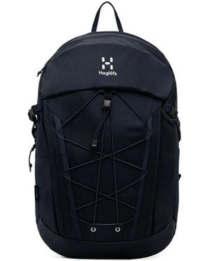 Haglöfs Vide Logo-Print Backpack - Blue