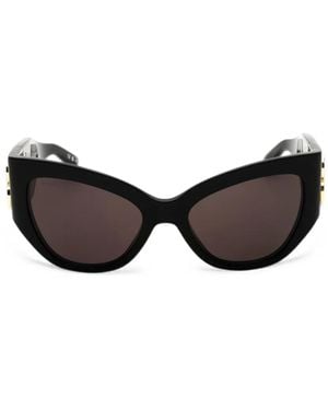 Balenciaga Cat-Eye Frame Sunglasses - Black