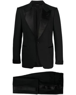 Tom Ford Two-Piece Single-Breasted Suit - Black