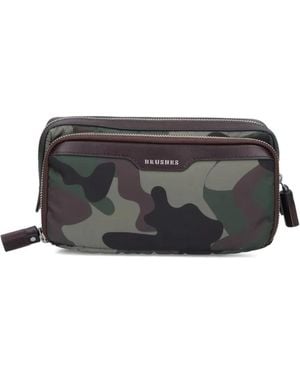 Anya Hindmarch Kosmetiktasche Mit Camouflage-Print - Grau