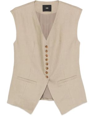 ELEH Button Waistcoat - Natural