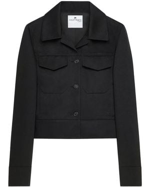 Courreges Hemdjacke Mit Knöpfen - Schwarz