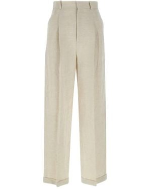 Peuterey Pantalones rectos con pinzas - Blanco