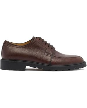 Bally Eduard Grained Derby Shoes - Brown