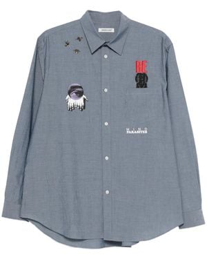Undercover Chest-Pocket Shirt - Blue