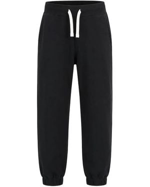 Handvaerk Drawstring Track Trousers - Black