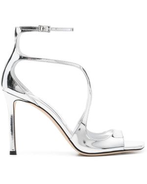 Jimmy Choo Sandali Azia 95Mm - Bianco