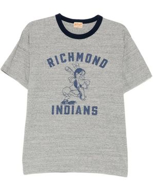 Whitesville T-Shirt Mit Grafischem Print - Grau