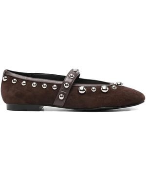 Bibi Lou Pumps Con Borchie - Marrone